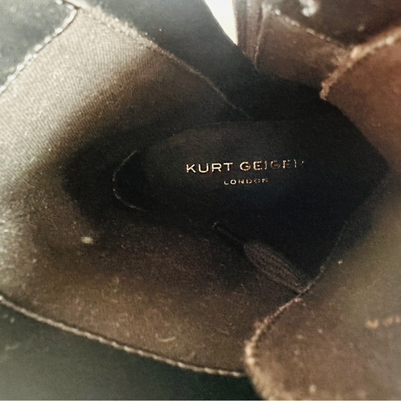 Kurt Geiger Stoop Rainbow Crystal Combat Boots in Black Leather Size 37 - Picture 9 of 12